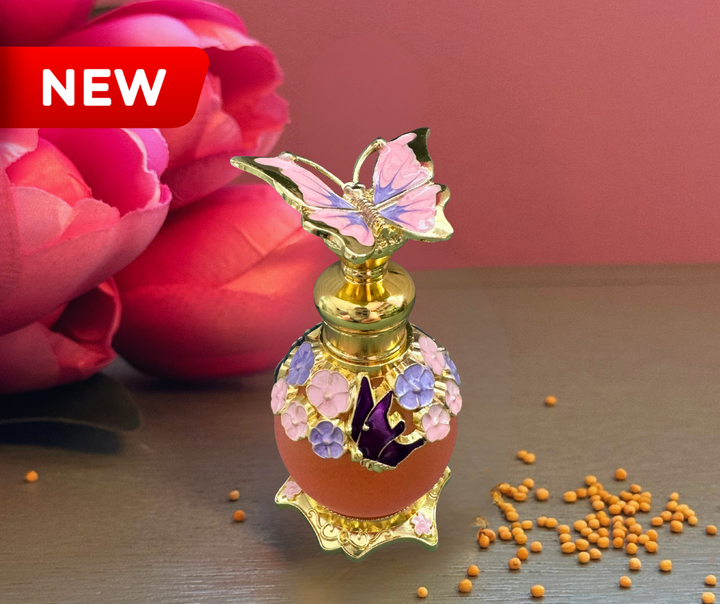 Aceite Ungido Rosa y lavanda – Botellita de Vidrio 15