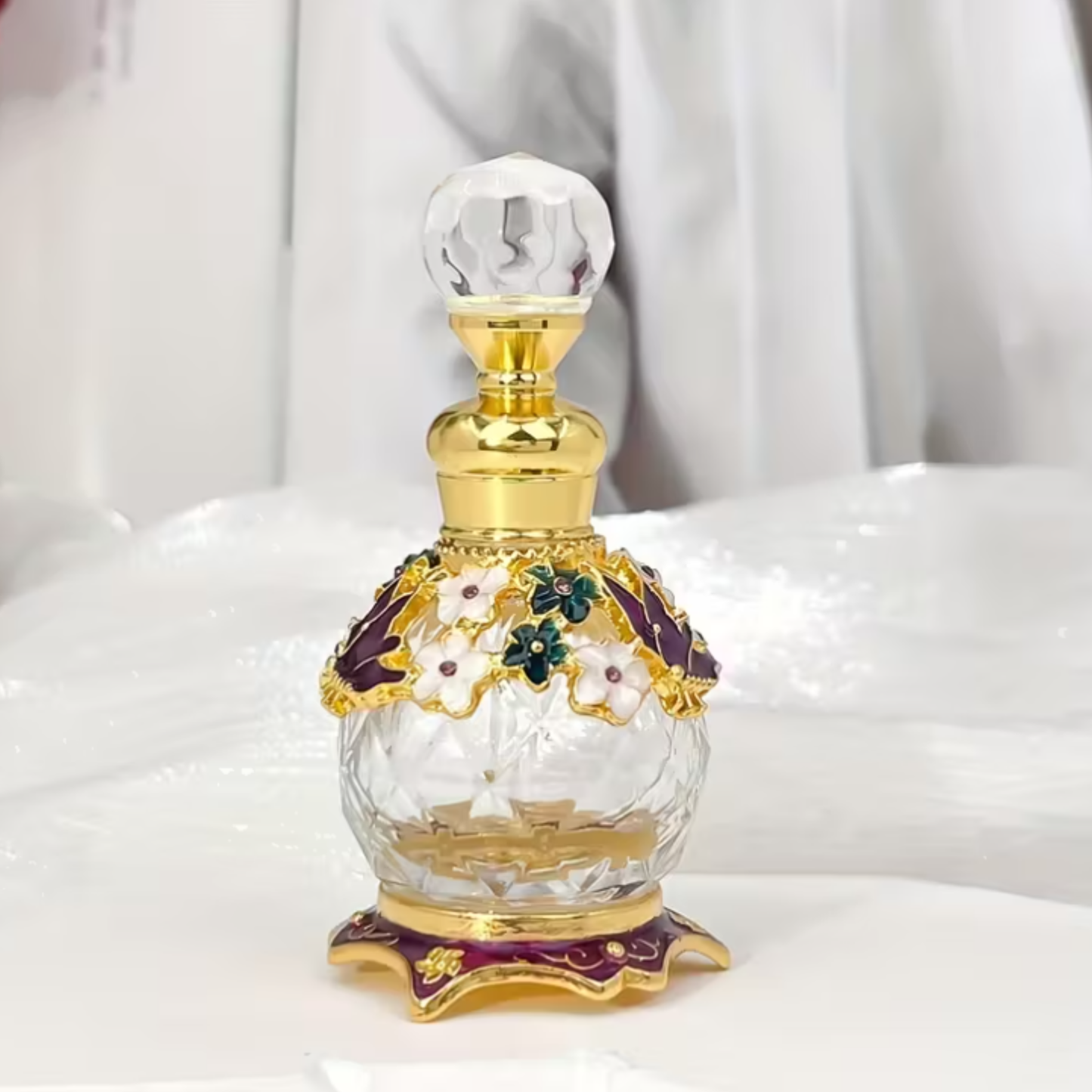 Aceite Ungido Violeta y Blanco