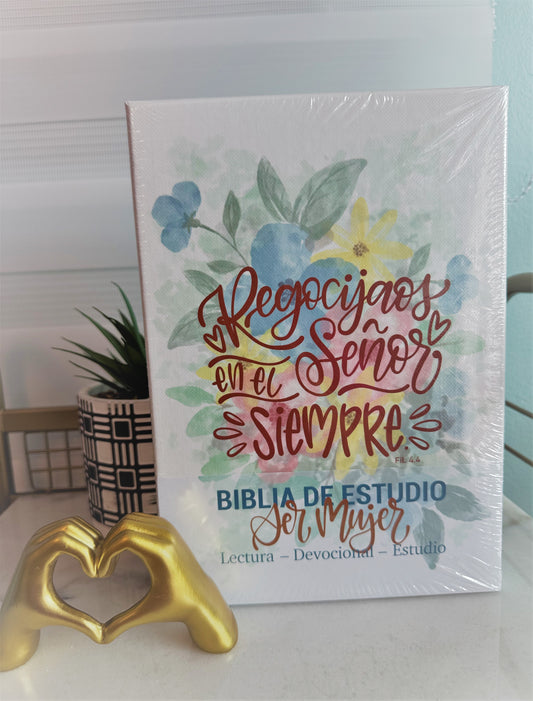 Biblia de Estudio “Ser Mujer” – RVR60 (Edición para mujeres de fe)