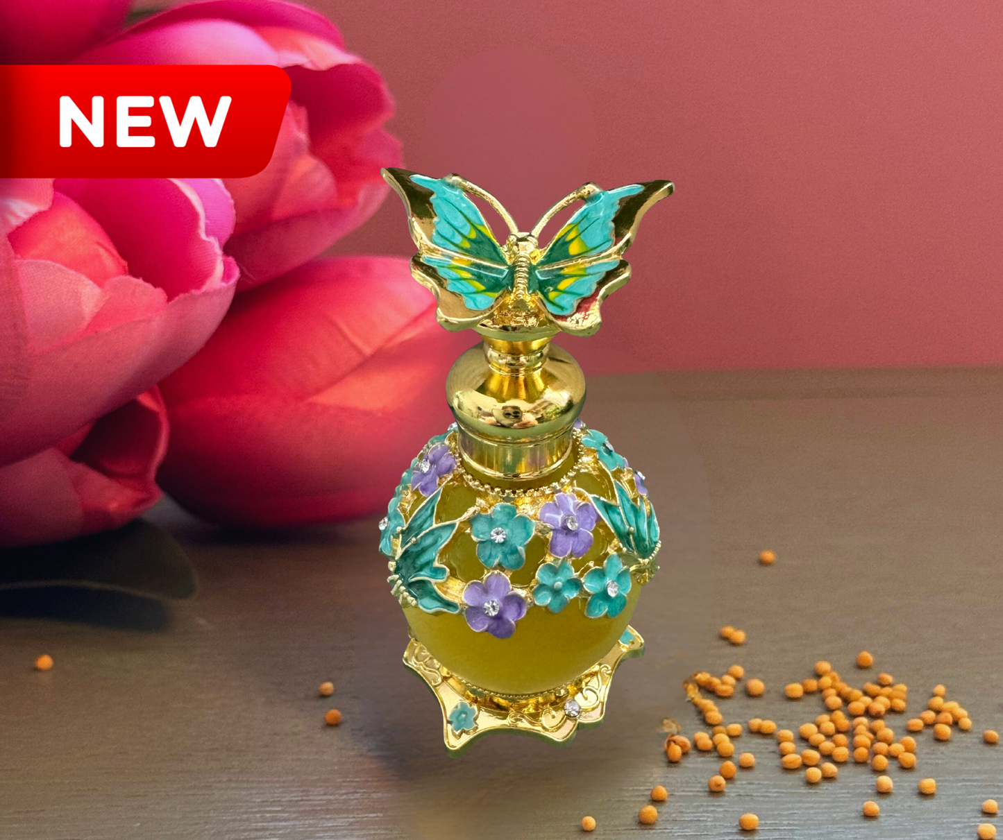 Aceite Ungido Turquesa y lavanda – Botellita de Vidrio 15