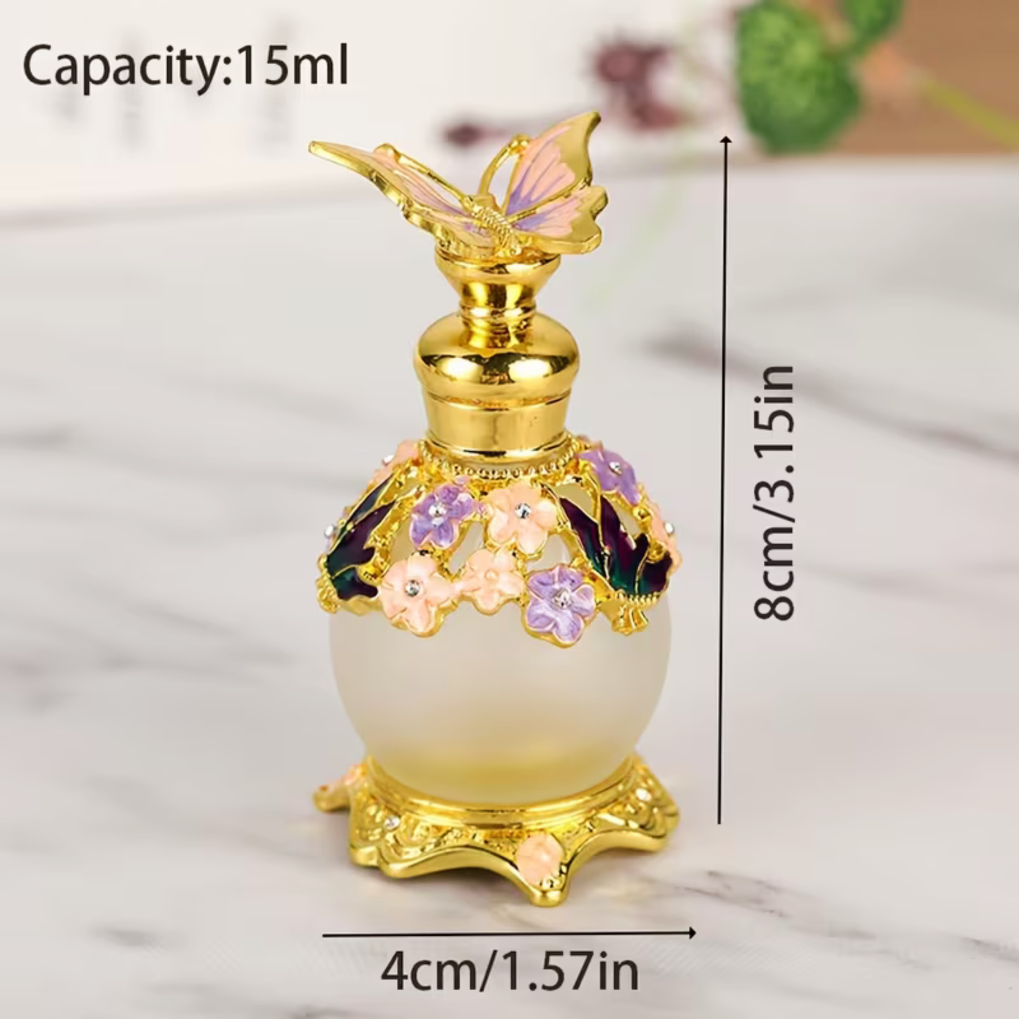 Aceite Ungido Rosa y lavanda – Botellita de Vidrio 15