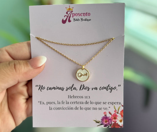 Collar Dios Acero Inoxidable (Stainless Steel)