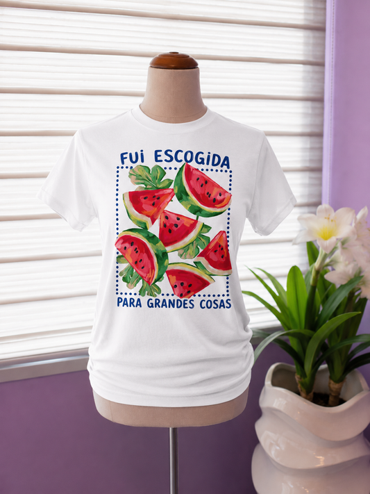Fui Escogida para Grandes Cosas | Camiseta Cristiana para Mujer