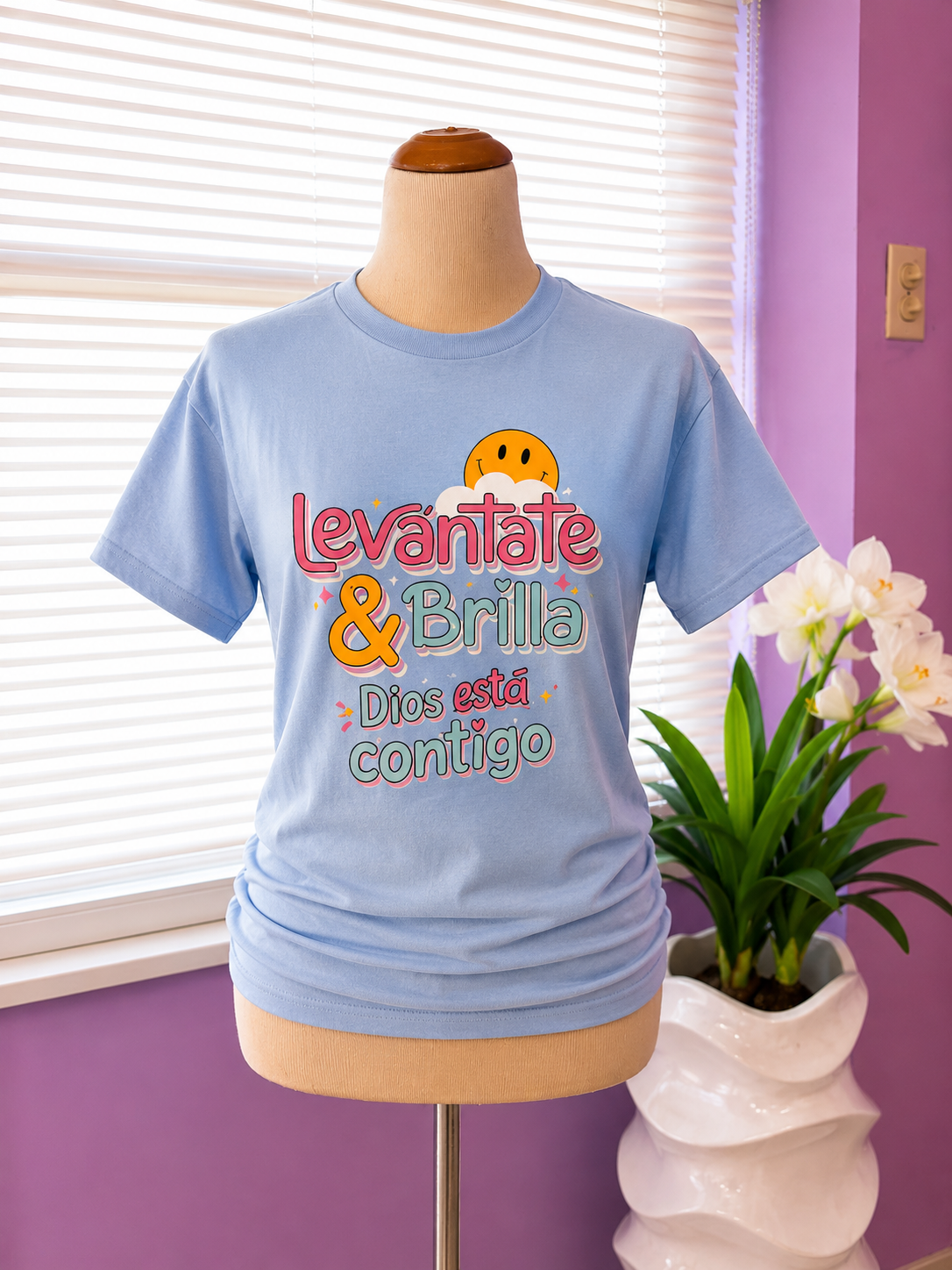 Levántate y Brilla | Camiseta Cristiana Inspirada en Isaías 60:1