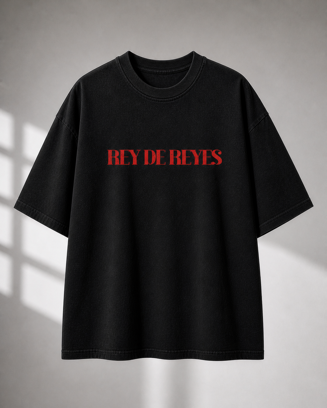 Camiseta El Rey Ya Viene | Apocalipsis 22:12 | Algodón Premium Oversized