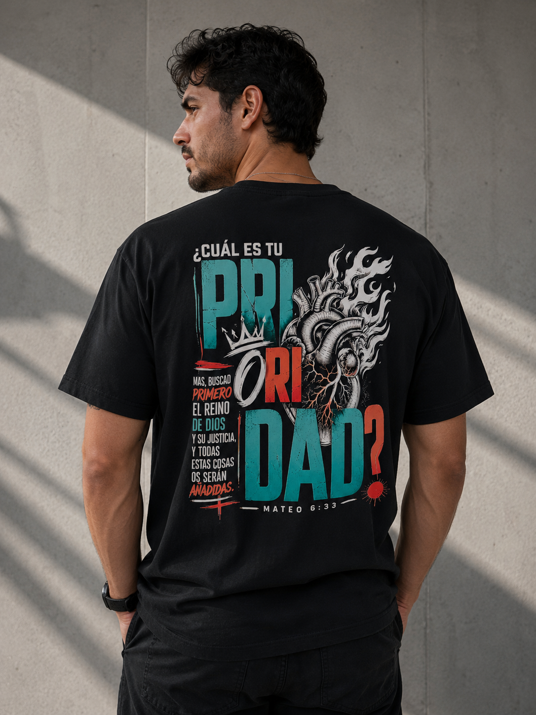 Camiseta Unisex – Cristo es mi Prioridad | Mateo 6:33