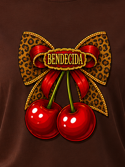 Bendecida | Camiseta Cristiana para Mujer