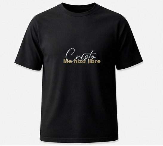 Cristo Me Hizo Libre | Camiseta Cristiana Oversized