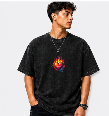 Camiseta Oversized Generacion de Fuego | Algodón Premium