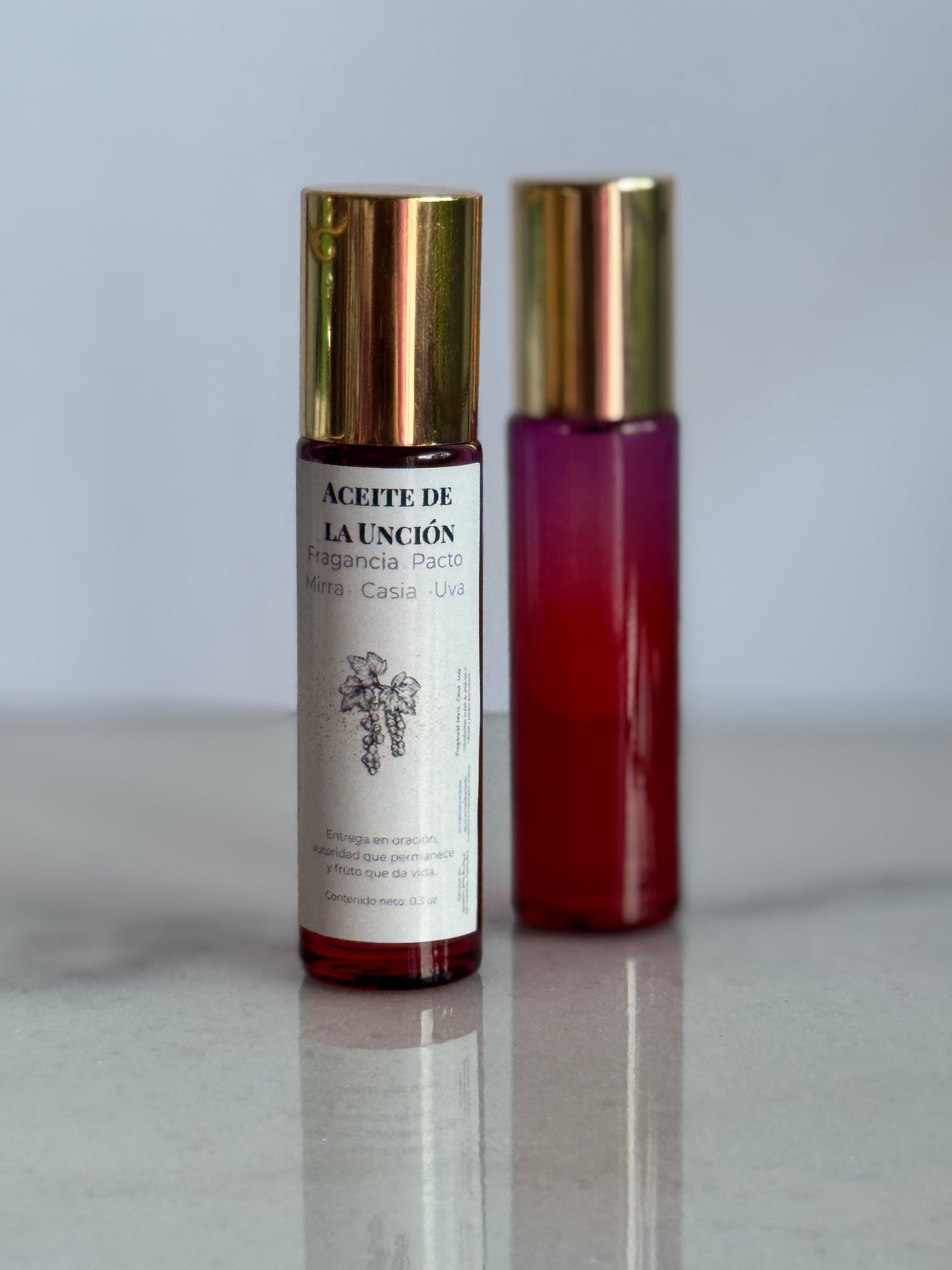 Aceite Ungidos Roll-on Violeta y Rosa